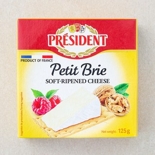 프레지덩 브리 쁘띠 치즈, 125g, 1개입, 1개
