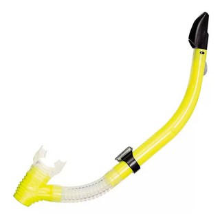 AQUATEC 防浪矽膠呼吸管 SN-400 潛水用品, Yellow
