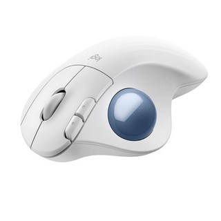 logitech 羅技 軌跡球滑鼠 原廠保固, ERGO M575S, 珍珠白