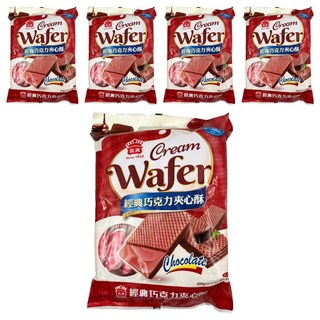 義美 夾心酥 巧克力, 400g, 5袋