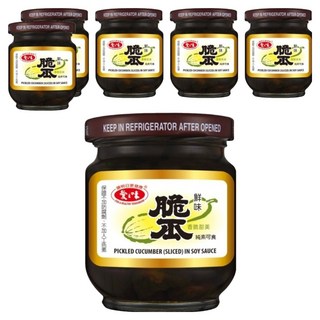 愛之味 鮮味脆瓜, 180g, 6罐