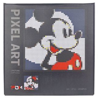 POM馬賽克拼圖 像素藝術拼圖, 2658個, 老鼠, 1盒