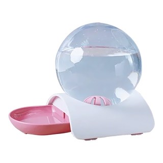 PAOPAO 寵物飲水器 櫻花粉 2800ml 環保安全無毒, 1個