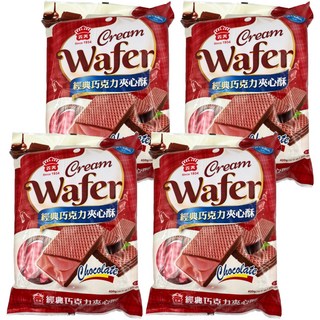 義美 夾心酥 巧克力, 400g, 4袋