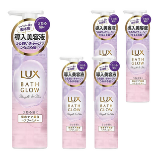 LUX 麗仕 Bath Glow 亮澤保水美容順髮液 180g 日本原產, 5瓶