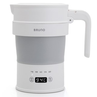 BRUnO 旅行用可折疊式熱水壺 0.7L + 收納袋套組, BFK-2407