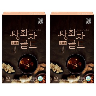 Cholocwon 雙和茶沖泡粉隨身包, 15g, 40條, 2盒