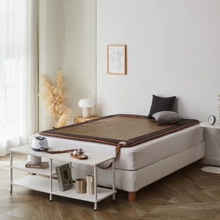 한일의료기 프리미엄 투톤 레자 금강약돌 온수매트, 더블(140 x 200 cm)