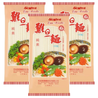 和益 雞蛋麵, 300g, 3包