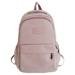 魔術多層收納大空間防潑水原宿雙肩校園學院風外出後背包 尼龍材質, 粉色, 32 x 13 x 45cm