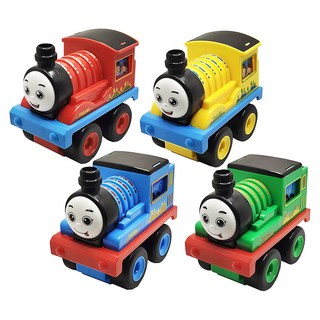 奧海玩具 摩輪慣性快樂小火車頭4件組 有震動機關, 1套, 多色