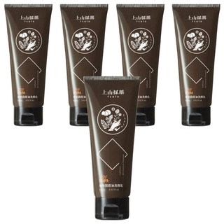 tsaio 上山採藥 咖啡因控油洗顏乳 添加北美金縷梅水 泡沫綿密 洗後不乾澀, 100g, 5條