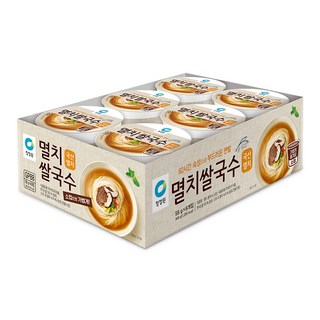 청정원 멸치 쌀국수 소컵, 58g, 6개
