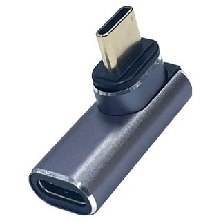 HAOWU USB4 磁吸 Type C中彎轉接頭 8K 60Hz 140W 40Gbps, HAP-SC02, 1個