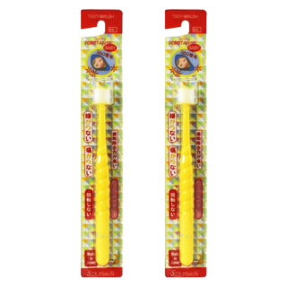 STB Higuchi 360度嬰幼兒牙刷 顏色隨機, 2支, 1支