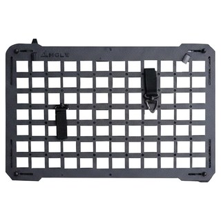 ANGLE MOLLE 掛板 ABS塑料材質 鋁, 黑色, 1組