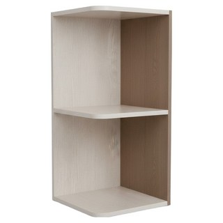 二層轉角櫃 30 x 30 x 54cm , 橡木色, 1個