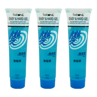 THRONE 斯儂恩 隨意整髮膠 微香, 160g, 3條