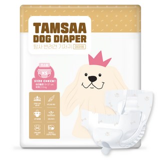 Tamsaa 寵物母用尿布 30片, 30入, 1個, 超小型