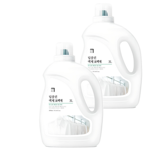 살림백서 딥클린 액체 표백제, 3L, 2개