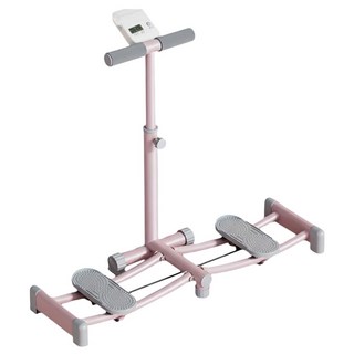 MICHAEL FITNESS 麥克健身 滑雪機 計時/計數/計卡路里/可調扶手/折疊 附手機架, 1台, 粉色