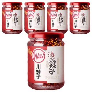 川娃子 油潑辣子調味料, 230g, 5罐