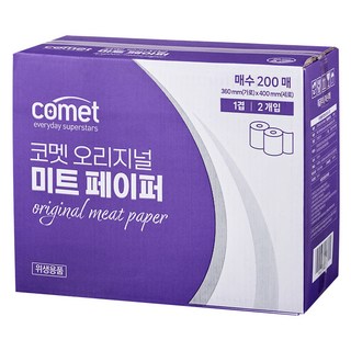 comet 經典肉品專用廚房紙巾 360mmX400mm, 2個, 200枚入
