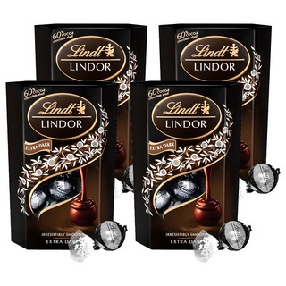 Lindt 瑞士蓮 Lindor黑巧克力球, 200g, 4盒