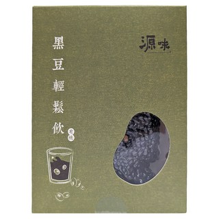 台灣源味本舖 黑豆輕鬆飲, 傳統工法炒熟, 可直接沖泡, 附茶包袋, 300g, 1盒