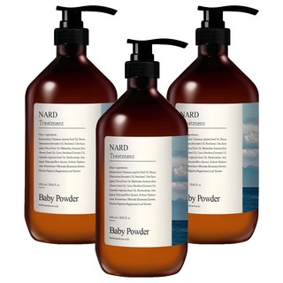 NARD 香氛護髮素 嬰兒爽身粉香, 3瓶, 1L