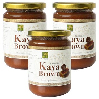 KAYA HOUSE 咖椰 咖椰醬 Brown, 400g, 3罐