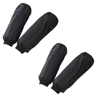 해피무드 다용도 주방 작업용 방수 방유 팔토시 2p x 2개, 블랙