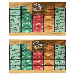 Andes 安迪士 綜合可可薄片禮盒, 60片, 236g, 2盒