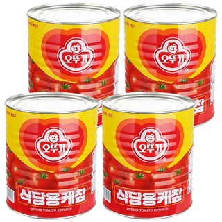 오뚜기 오리지널 식당용 케첩 캔, 3.3kg, 4개