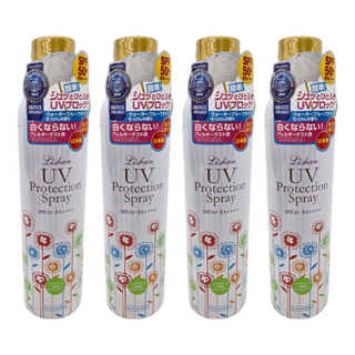 LISHAN UV 防曬噴霧 SPF50+ PA++++ 皂香, 250g, 4瓶