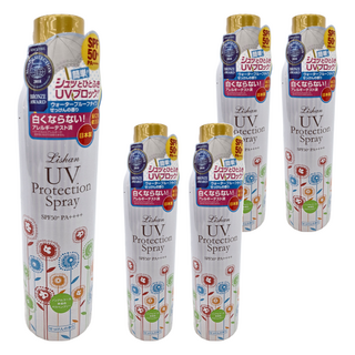 LISHAN UV 防曬噴霧 SPF50+ PA++++ 皂香, 250g, 5瓶