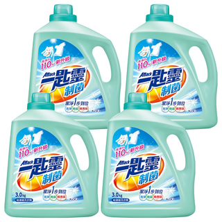 Attack 一匙靈 台灣公司貨 制菌超濃縮洗衣精, 3kg, 4瓶