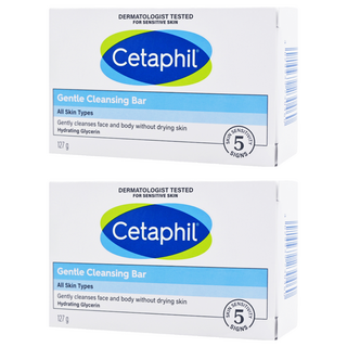 Cetaphil 舒特膚 溫和潔膚凝脂組 不含皂鹼 溫和保濕 清潔臉部與身體 嬰幼兒及大人適用, 127g, 18盒