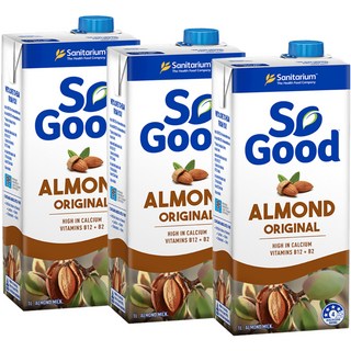 So Good 原味杏仁, 1L, 3個