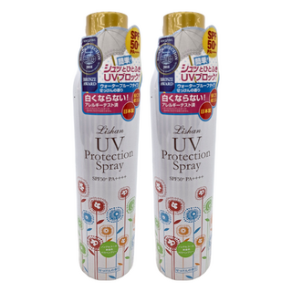 LISHAN UV 防曬噴霧 SPF50+ PA++++ 皂香, 250g, 2瓶