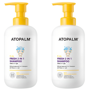 아토팜 아동용 프레쉬 2 IN 1 샴푸, 460ml, 2개