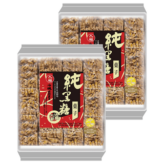 九福 黑糖沙琪瑪 450g, 傳統美味, 香濃黑糖, 飽足口感, 2袋