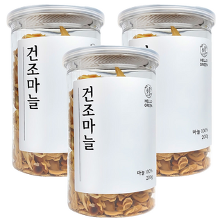 HELLOGREEN 乾燥大蒜, 3個, 200g