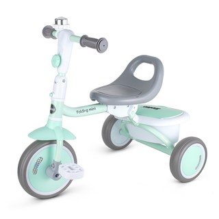 조코 폴딩 미니 유아동 세발자전거, 민트그레이, 1개