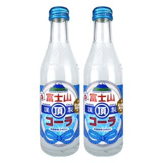 木村飲料 富士山頂可樂 240ml 碳酸飲料, 2瓶