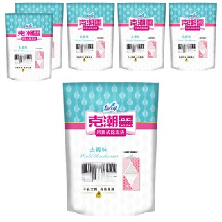 farcent 花仙子 克潮靈 吊掛式除濕袋 去霉味, 400g, 6包