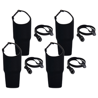 環保附背帶飲料杯袋(長款30oz冰壩杯適用)(4入組), 1入