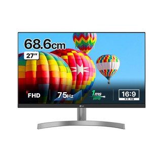 LG전자 FHD IPS 모니터, 68.6cm, 27ML600SW