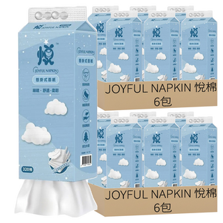 JOYFUL NAPKIN 悅棉 可掛式抽取面紙, 1包, 12包