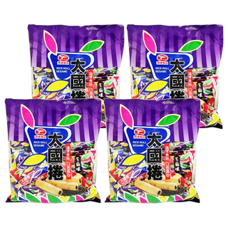鴻津 太國捲 芝麻味, 350g, 4袋